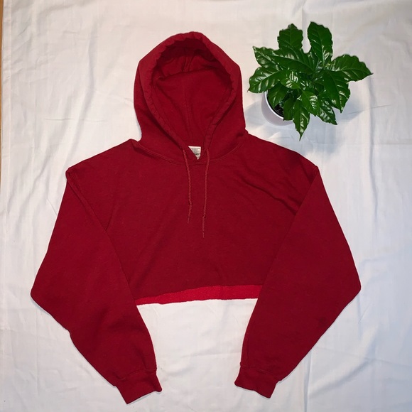 Cropped hoodie sweater - Picture 1 of 2